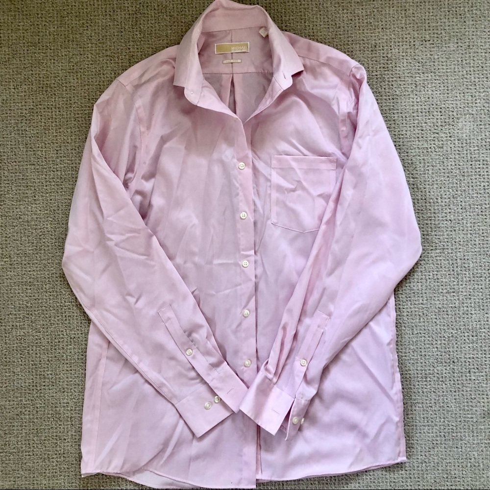 Michael Kors Pink Button Down, 15 1/2 34/35